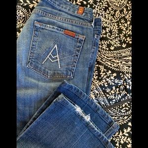 7 for All Mankind “A” pocket jeans